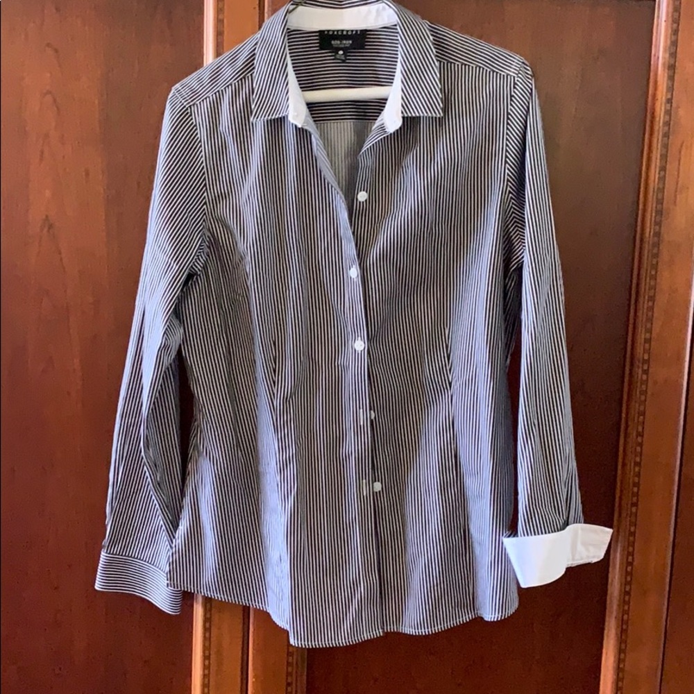 Foxcroft non-iron fitted shirt.